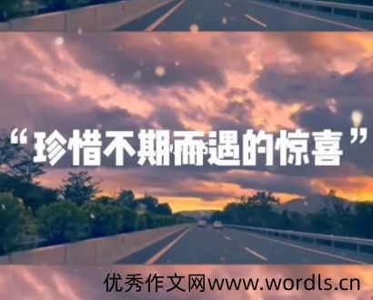珍惜所有不期而遇的句子 不期而遇的美好文案