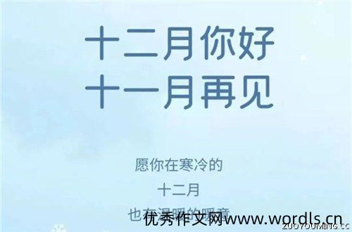 十一月再见十二月你感悟人生发朋友圈的句子(精选100句)